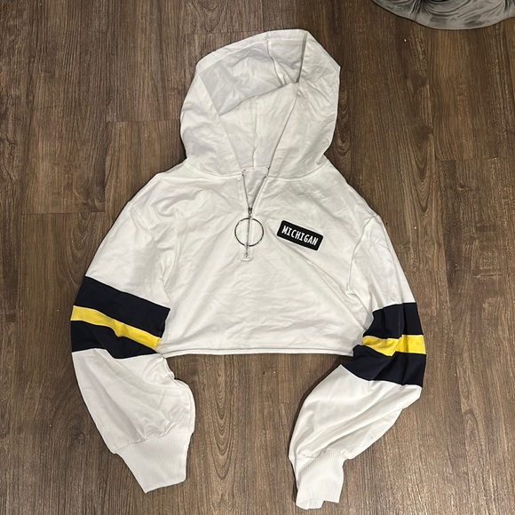 University of michigan cropped sweatshirt - Picture 1 of 1